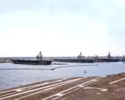 USS Abraham Lincoln CVN-72 USS George HW Bush CVN-77 and USS Gerald R Ford Photo