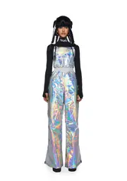 [Club Exx] Dark Savage Signals Holographic Jumpsuit