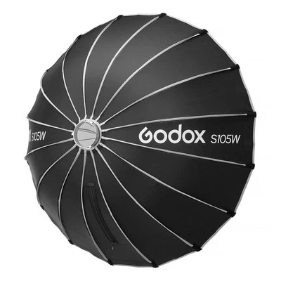 Godox Bowens Mount Umbrella-Style Easy Lock Softbox (Black/White, 105cm)