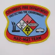 Columbus Fire Department Haz-Mat Team Patch