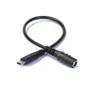 Type C USB Male to DC5521 5.5x2.1mm Female Charging Adapter Cable for Powering
