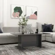 NNEVL Coffee Table Grey 103.5x60x40 cm Chipboard
