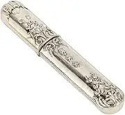 Sewing Needles Holder, Vintage Needle Case Sewing Storage Case, Portable Needle Storage Case Box Handmade Sewing Embroidery Needle Accessories for Sewing Supplies Storage (Silver