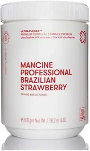 Ultra Flexx Brazilian Strawberry Strip Wax 800 G, Strawberry, 800 G