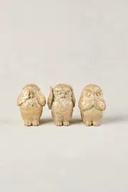 Figurine Owl Set Of 3