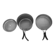 Camping Cookware Portable Useful Cook Equipment Folding Cookset Outdoor