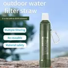 Mini Mini Water Filter Straw Drinking Water Filtering Straw Mountain Climbing