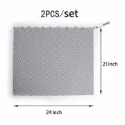 Fireplace Protection Mesh Panels 2Pack of Functional and Decorative Screens