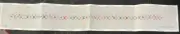 kate dickerson needlepoint canvas "LV" multicolor belt