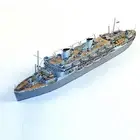 1/400 Husky Transport Ship Paper Model Military Kit Ship Unassembled DIY Kit