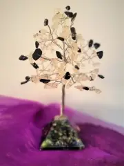 Gemstone Trees: Black Tourmaline and Labradorite-Enhance your Spiritual Journey