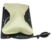 Car Seat Back Pillow Air Pressure Embedded Support Cushion Hand Pump Inflatable (for: Audi)