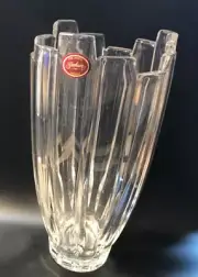 Gorham Lead Crystal Acapella 9.75 inch VASE German DECO STYLE/ SKYLINE