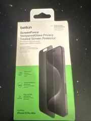 TemperedGlass Privacy Treated Screen Protector for iPhone 15 Pro Max