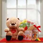 Get Well Soon Teddy Bear Gift Set Box from GBDS