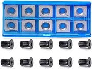 TJATSE 15 x15 x2.5mm-R150 Carbide Inserts Cutter Knives for Spiral Helical Cutterhead Woodworking, Fit for JET Dewalt DW735 WUDAHUA Various Spiral Helical Cutter Head Planer Jointer