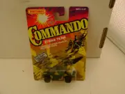 1988 MATCHBOX SUPERFAST COMMANDO STRIKE TEAM #73 MILITARY WEASEL NEW ON CARD