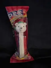 Pez Dispensers Winter Christmas Holiday Polar Bear in Poly Packaging