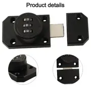 Zinc Alloy 3 Digit Combination Drawer Lock Perfect for Home and Office Use