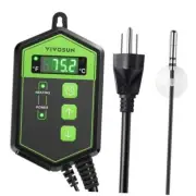 Digital Heat Mat Thermostat Controller, 40–108 ºF 1000W for Reptiles,