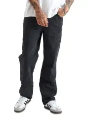 [KSCY] K5 Relaxed Fit Jean in Black Grey