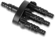 Hose distributor 3-way for fountains and water features, hose connector