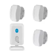 Wireless Motion Sensor Detector Alarm IP54 Waterproof Home Security 3 PIR Sensor
