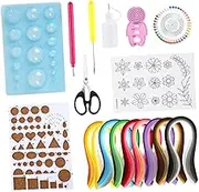 LOLIPPYY 1 Set DIY Paper Quilling Strips Set Art Paper for Crafting for Home School Projects Beginners Enhance Creativity with Fun Handmade Material