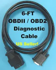 6FT OBD2 OBDII Scanner Main Data Cable for MATCO Quickcode MD9000 Code Reader
