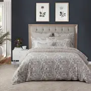 Private collection Meridien Stone Duvet Doona Quilt Cover Set - Queen Size