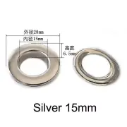 Metal Plane Silver Gold Solid Brass Grommets Eyelets/washer 8mm/10mm/12mm/14mm