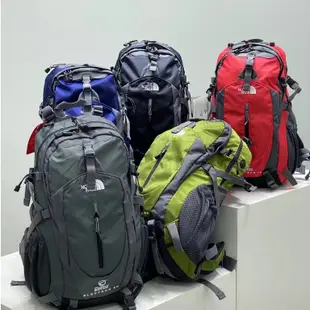 TNF 大號登山包 專業戶外登山包 懸浮支架 大容量 男女款 TCS揹負系統 50L 雙肩登山包 防水耐磨 徒步旅行背包