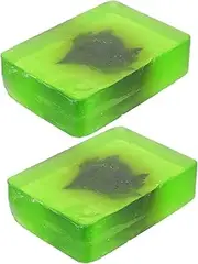 Minkissy Botanical Essential Oil Soap 2 Pack Wormwood Face Soap Natural Cleanser Moisturizing Softening