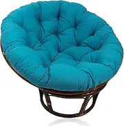 Papasan Round Chair Cushion, Padding for Papasan Chair Cushion, Papasan Chair Cushion, Waterproof Papasan Chair Cushion, Papasan Armchair Made of Rattan, Hanging Basket Chair Cushion, withou