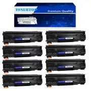 8PK CF283X 83X High Yield Toner for HP LaserJet Pro MFP M201dw M225dn M225dw