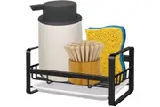 Kitchen Sink Caddy Sponge Holder Organizer Tray Rack