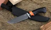 Knife Barracuda steel X12MF handle black hornbeam acrylic