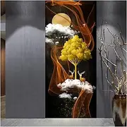 Door Stickers Creative DIY Door Sticker Home Decoration Wall Stickers Porch Living Room 3D Art Mural Wallpaper (Size : 95x215cm)