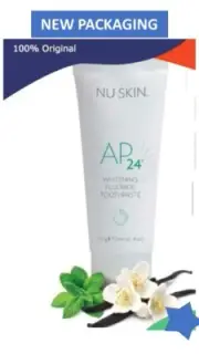 3pcs GENUINE AP-24 NuSkin Whitening Fluoride Toothpaste 110g 4oz (FREE SHIPPING)