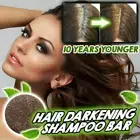 NEW ORGANIC HAIR DARKENING SHAMPOO BAR GREY REVERSE EFFECTIVE SAFE NATURAL BEARD