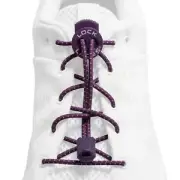 Lock Laces Original No Tie Shoe Laces - Purple