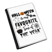 Halloween Is My Favourite Time Of The Year Passport Holder Cover Case Ghost