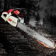 Giantz Chainsaw Petrol 92CC 24" Bar Commercial E-Start Pruning Chain Saw,Giantz