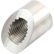 Aeroflow Angled Weld Bung O2 Sensor S/S M12X1.25 Oxygen Sensor 45 - AF987-M12SS
