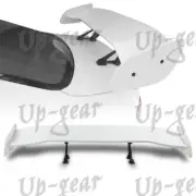 Universal Painted White TYPE-2 57" ABS GT Trunk Adjustable Bracket Spoiler Wing (for: Volkswagen)