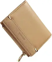 [WRITWAA] Small Coin Purse for Women Zippered Holder Fashion Short Wallet Portable Mini Bag Cash Wallet