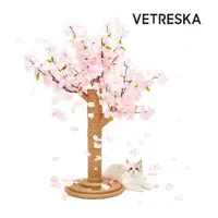 在飛比找momo購物網優惠-【Vetreska 未卡】櫻花樹貓爬架(櫻花樹下 櫻花萬千 