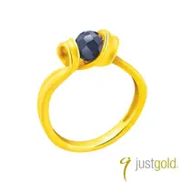 在飛比找momo購物網優惠-【Just Gold 鎮金店】舞動飛旋系列 純金戒指