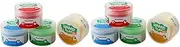 Baluue 8pcs Therapy Putty for Hand Rehabilitation Resistance Exercise Kit for Improve Grip Strength with Resistance Levels