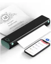 Portable Thermal Printer, M08F Bluetooth Thermal Printer Support for 8.5"x11"...